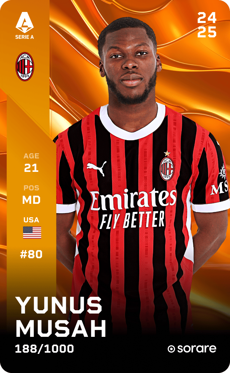 Yunus Musah 2024-25 • Limited 188/1000