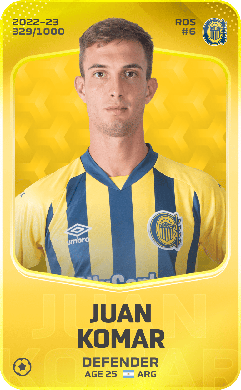 Juan Komar 2022-23 • Limited 329/1000