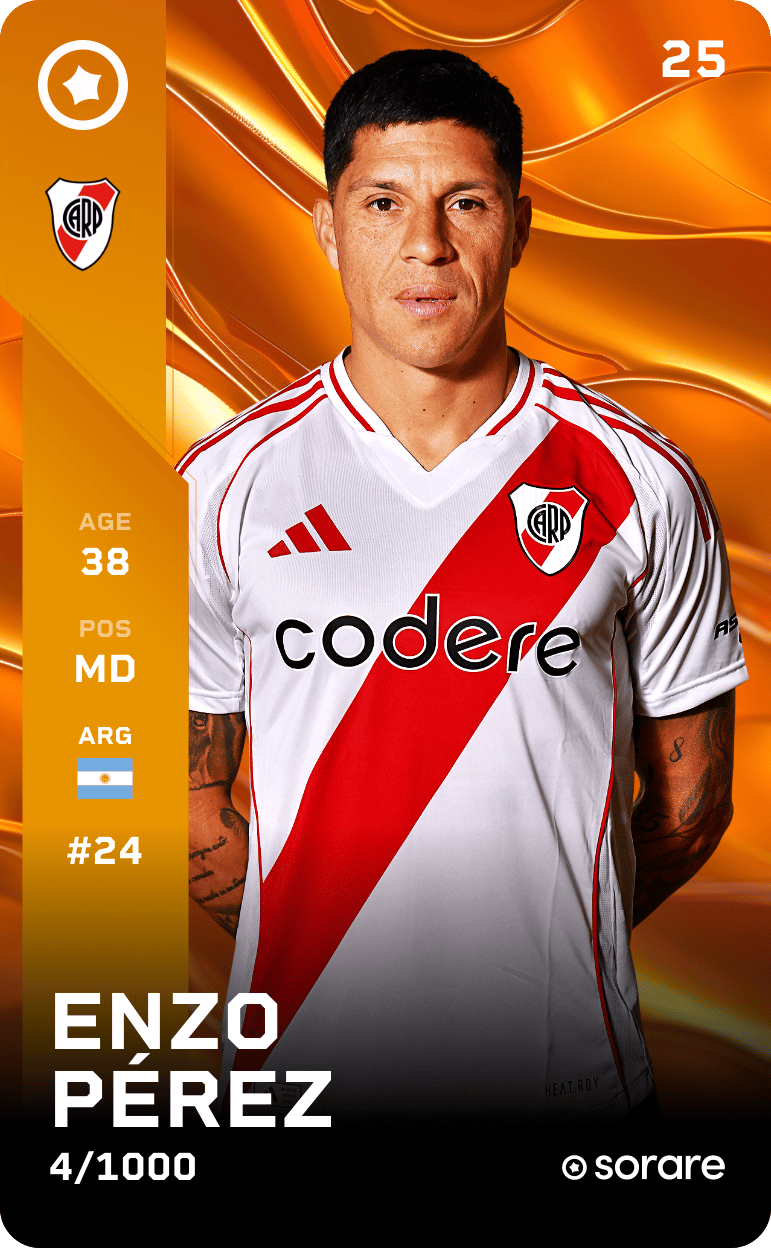 Enzo Pérez 2025-26 • Limited 4/1000