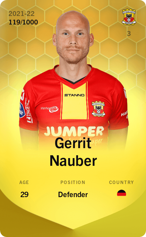 Gerrit Nauber 2021-22 • Limited 119/1000