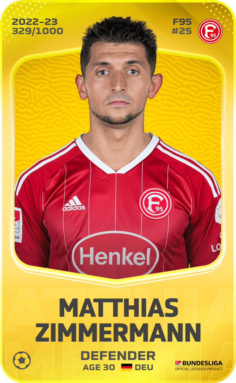 Matthias Zimmermann 2022-23 • Limited 329/1000