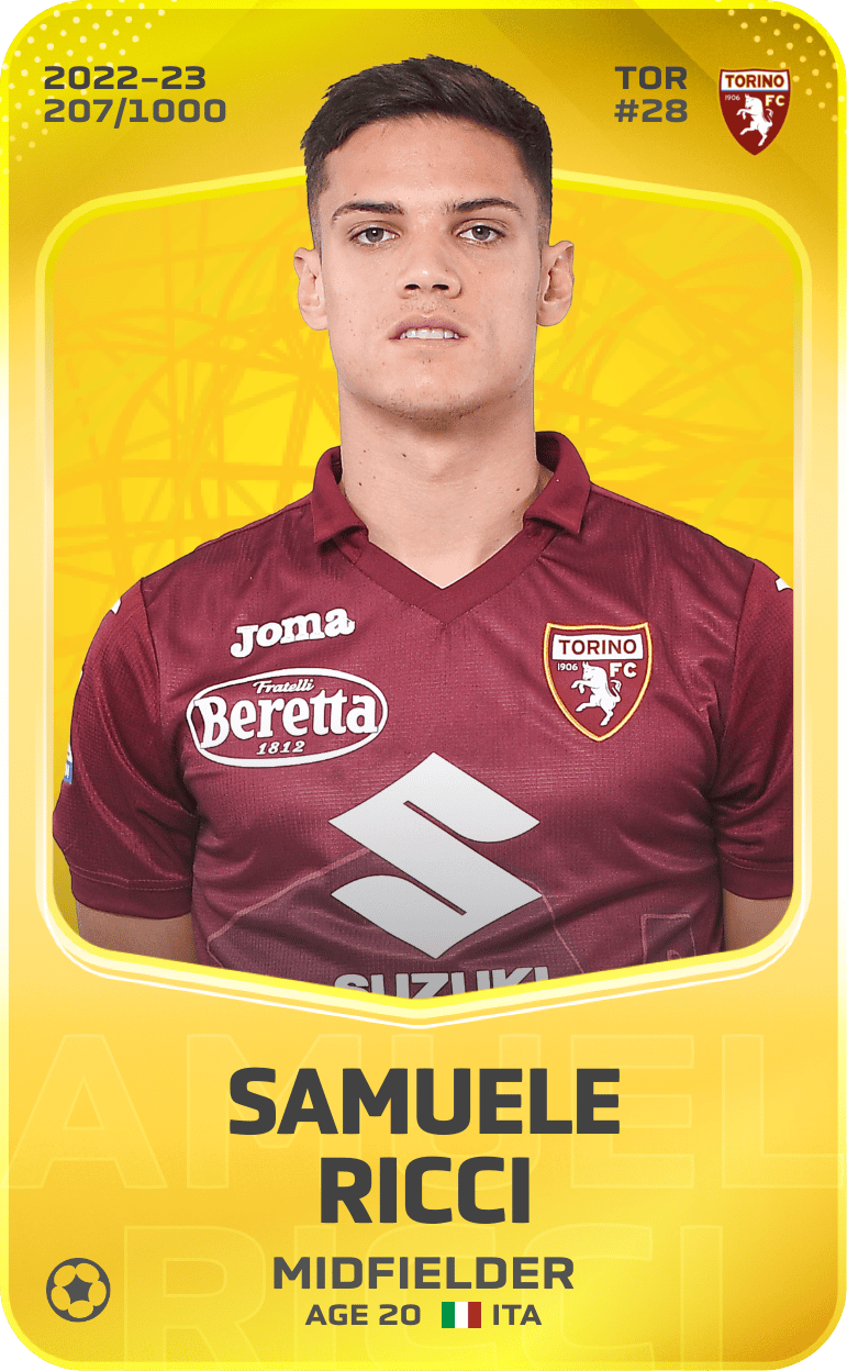 Samuele Ricci 2022-23 • Limited 207/1000