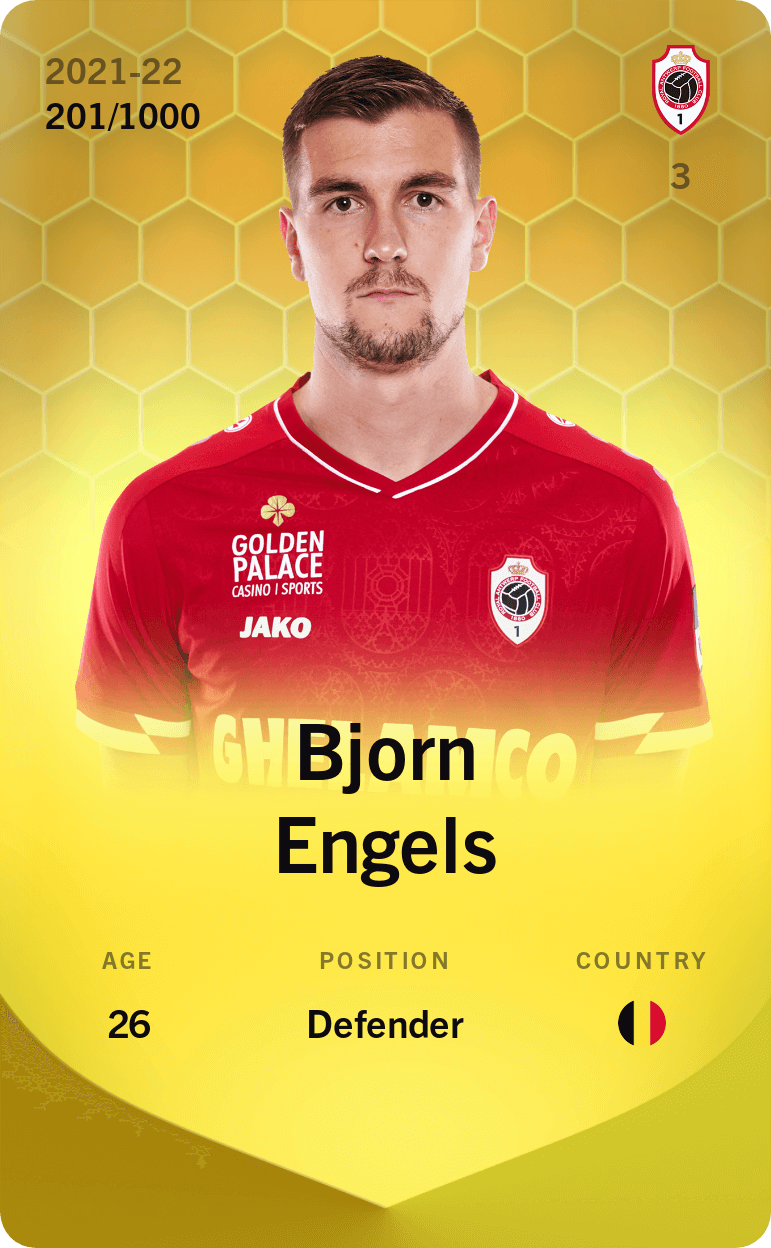 Bjorn Engels 2021-22 • Limited 201/1000