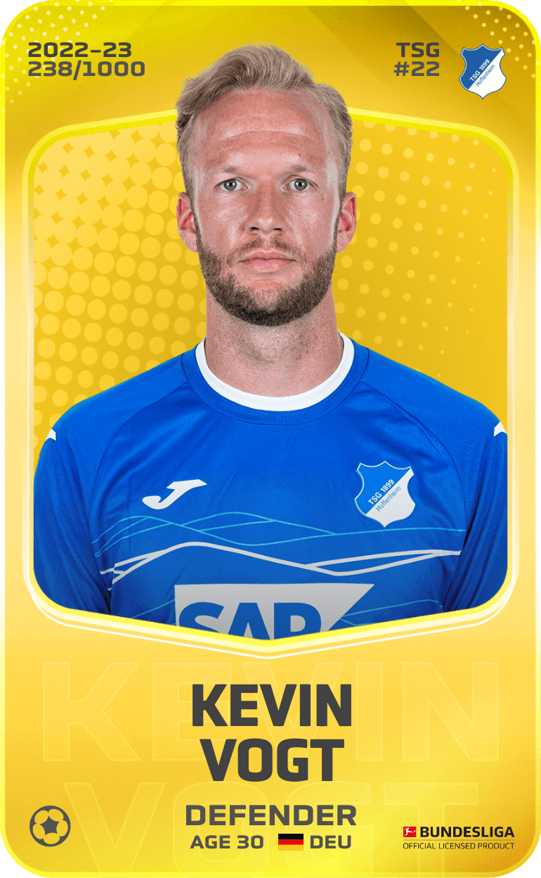 Kevin Vogt 2022-23 • Limited 238/1000