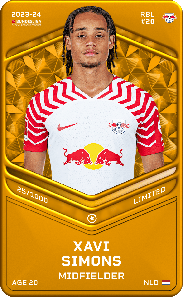 Xavi Simons 2023-24 • Limited 25/1000