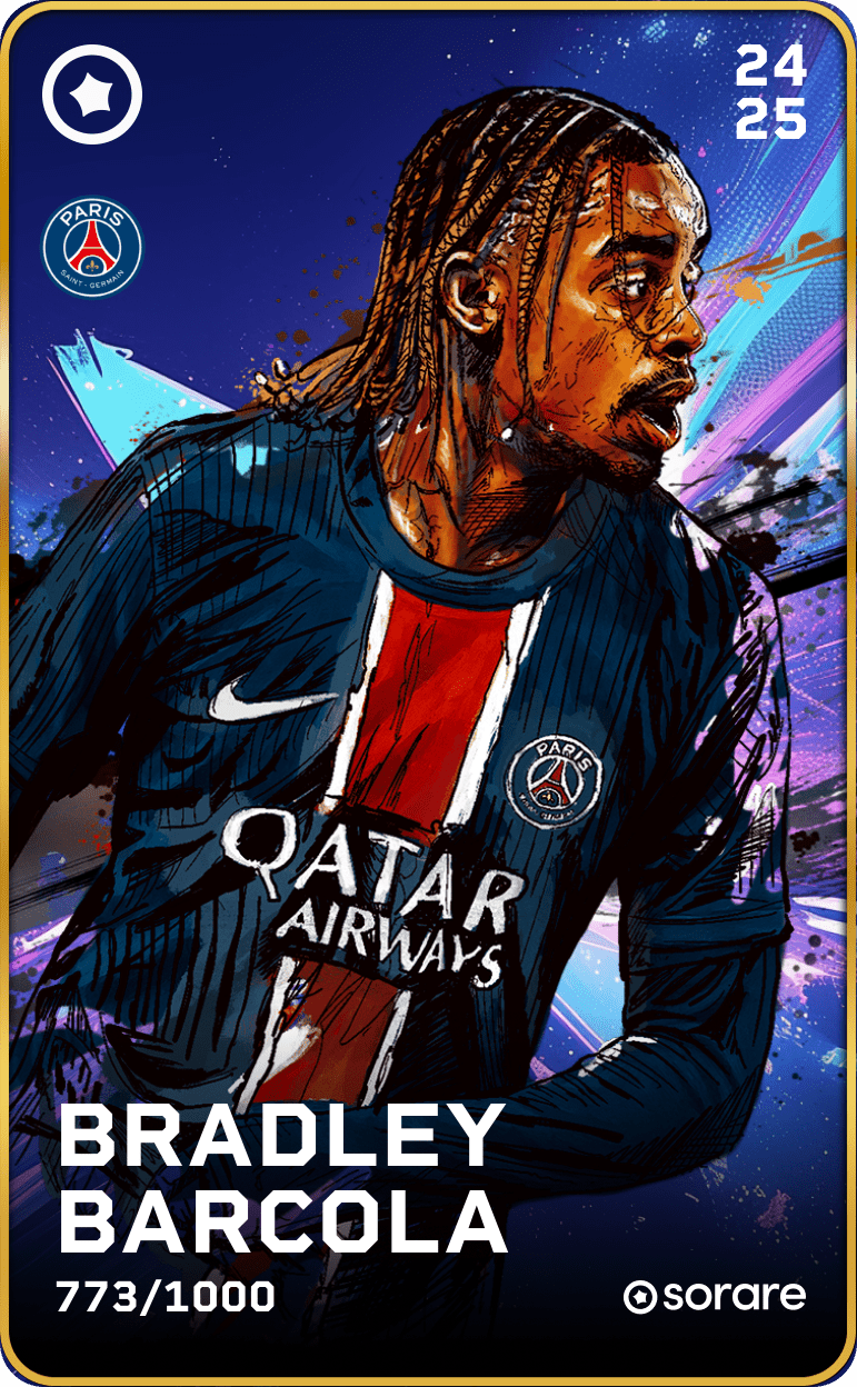 Bradley Barcola 2024-25 • Limited 773/1000