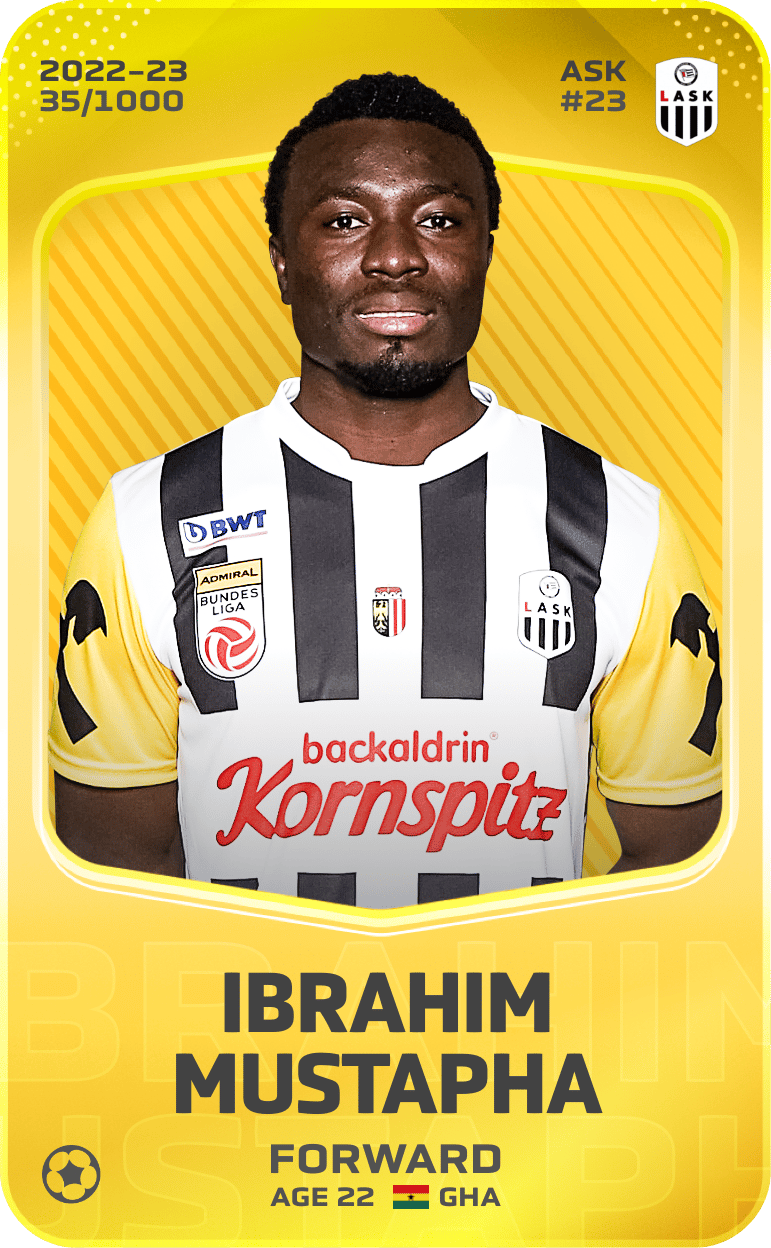 Ibrahim Mustapha 2022-23 • Limited 35/1000