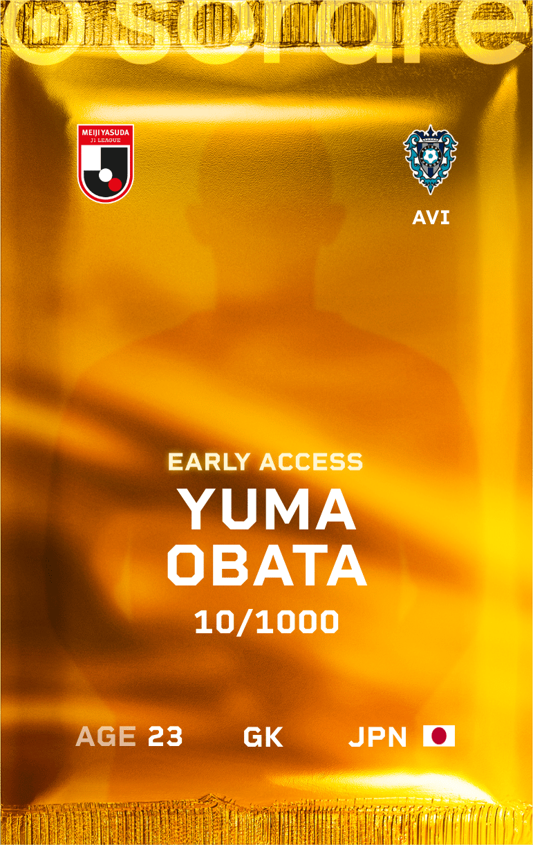 Yuma Obata 2025-26 • Limited 10/1000