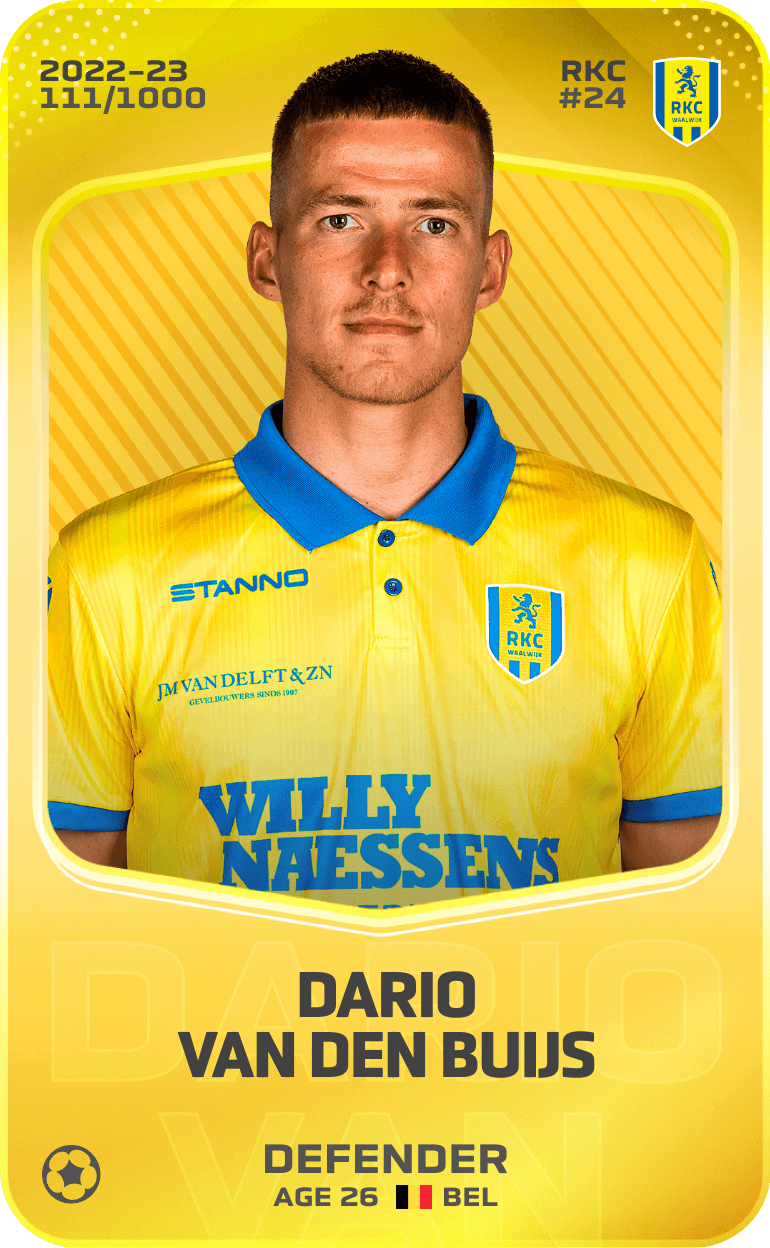 Dario Van den Buijs 2022-23 • Limited 111/1000