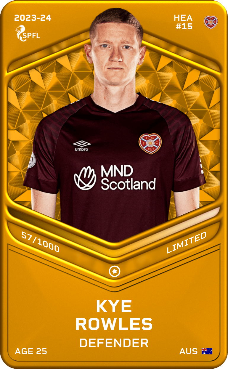 Kye Rowles 2023-24 • Limited 57/1000