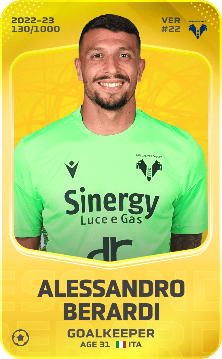 Alessandro Berardi 2022-23 • Limited 130/1000