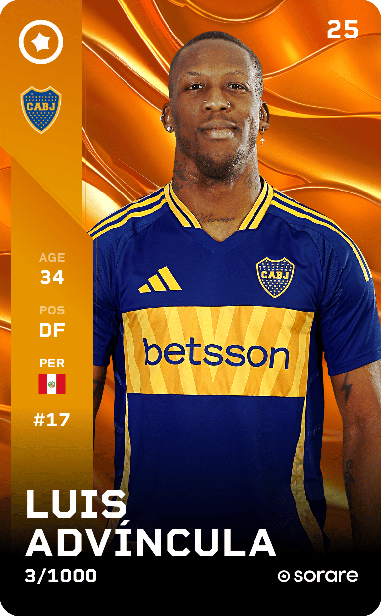 Luis Advíncula 2025-26 • Limited 3/1000