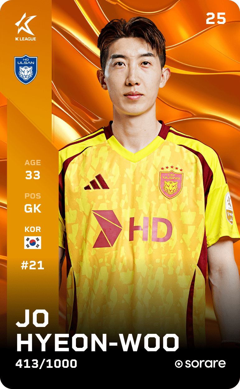 Jo Hyeon-Woo 2025-26 • Limited 413/1000