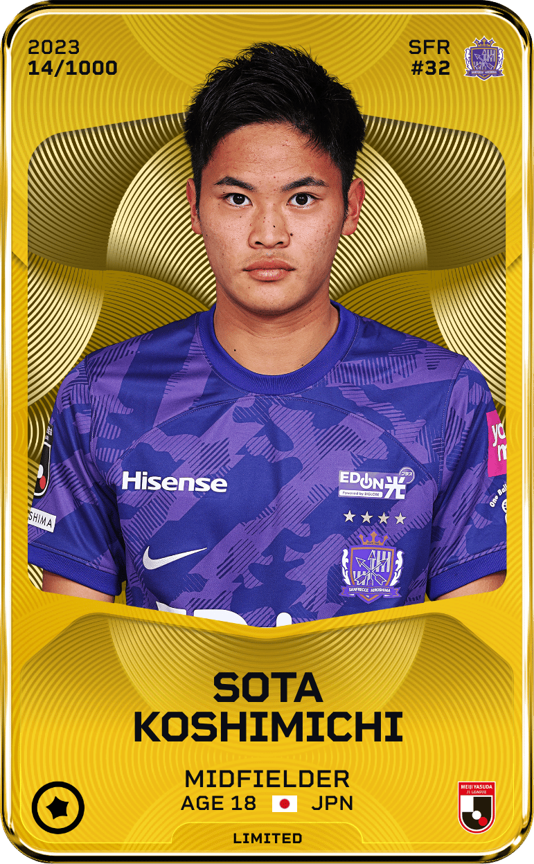 Sota Koshimichi 2023-24 • Limited 14/1000
