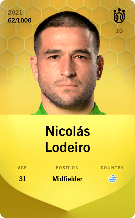 Nicolás Lodeiro 2021-22 • Limited 62/1000