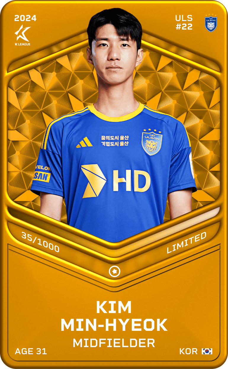 Kim Min-Hyeok 2024-25 • Limited 35/1000