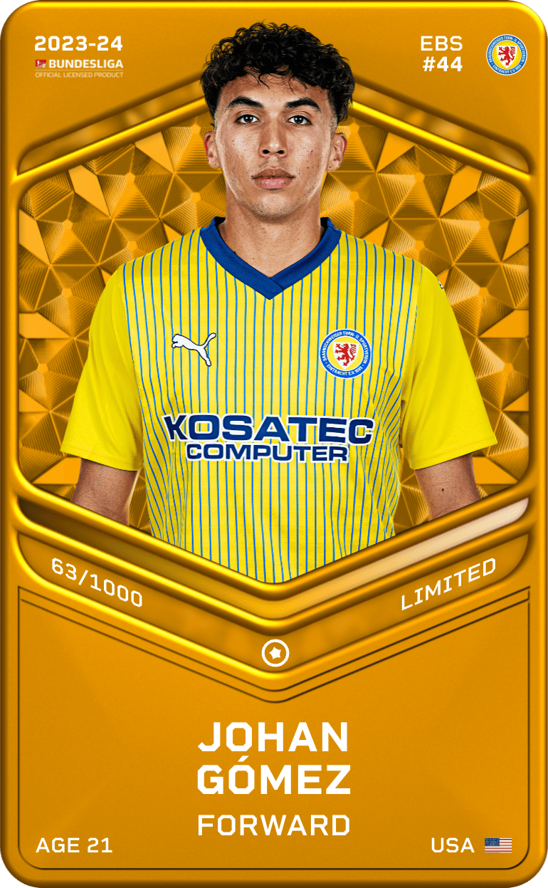 Johan Gómez 2023-24 • Limited 63/1000