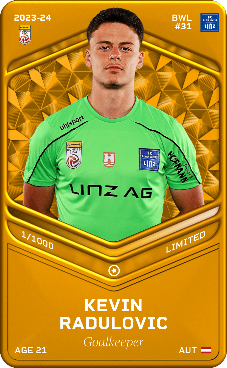 Kevin Radulovic 2023-24 • Limited 1/1000
