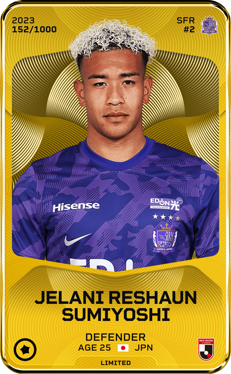 Jelani Reshaun Sumiyoshi 2023-24 • Limited 152/1000