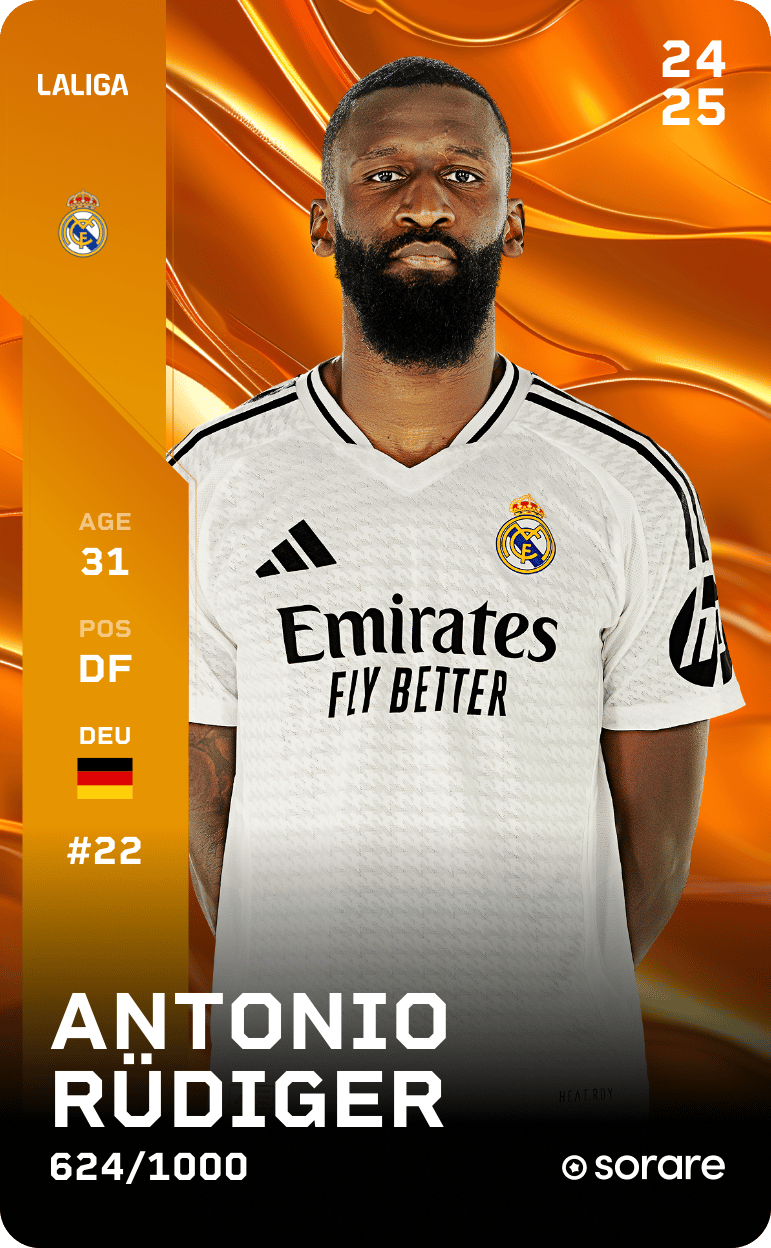Antonio Rüdiger 2024-25 • Limited 624/1000
