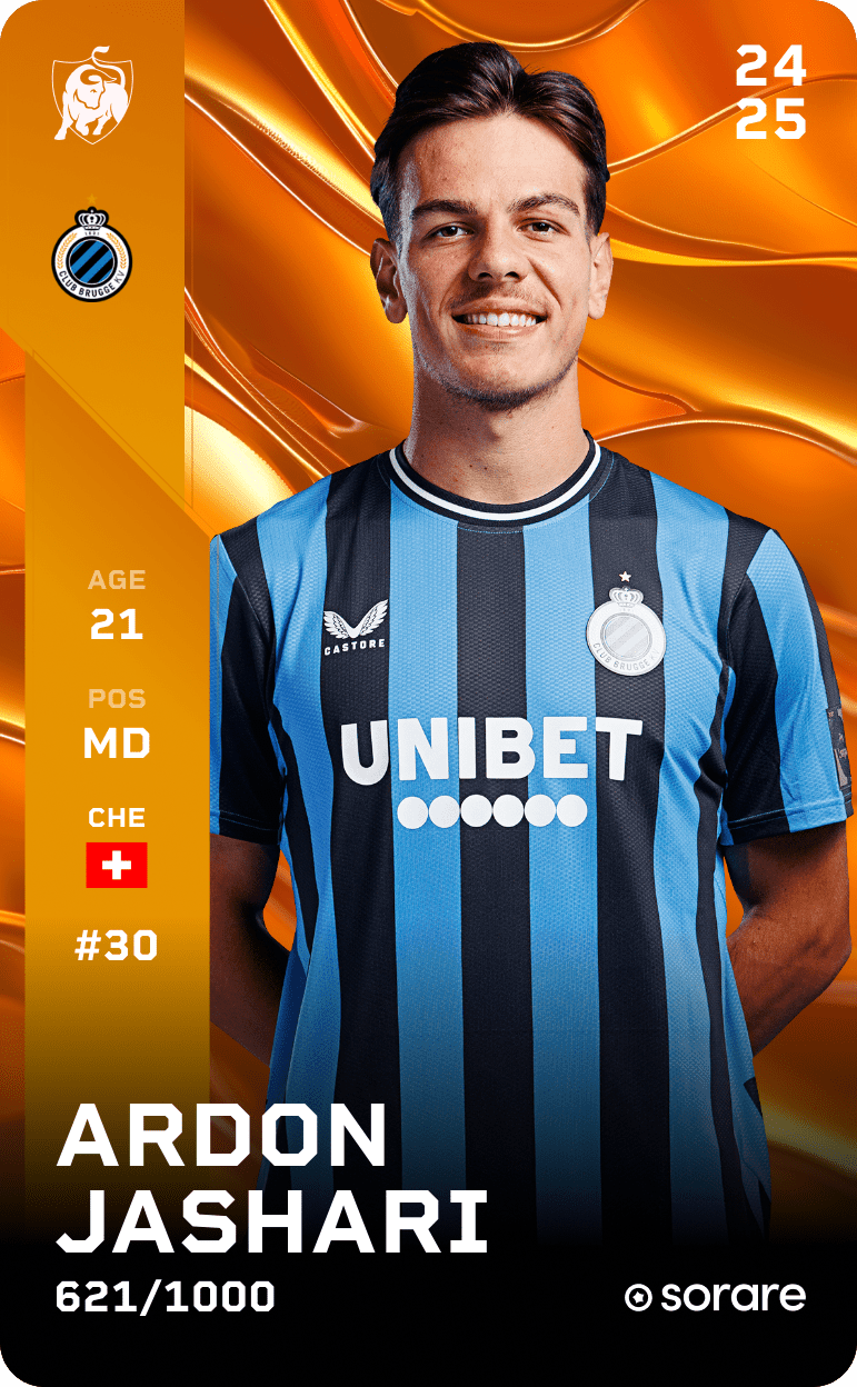 Ardon Jashari 2024-25 • Limited 621/1000
