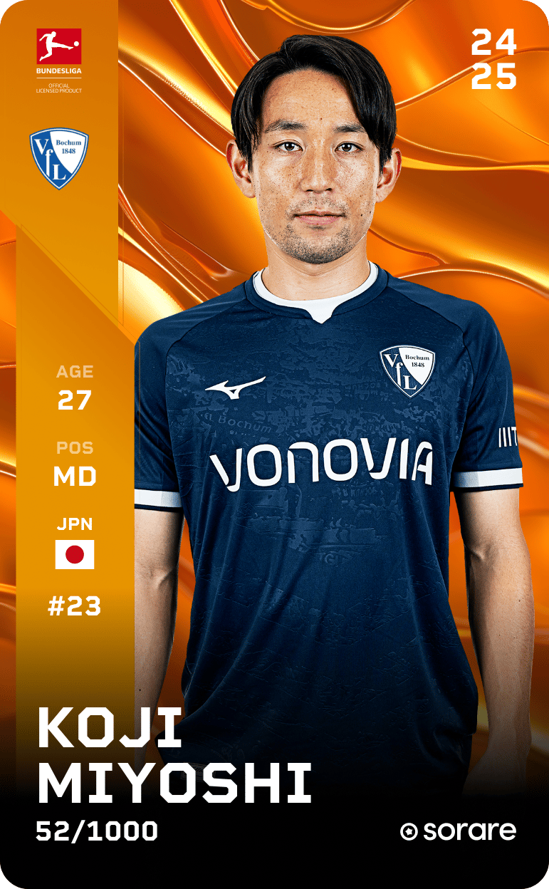 Koji Miyoshi 2024-25 • Limited 52/1000