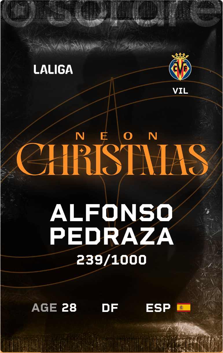Alfonso Pedraza 2024-25 • Limited 239/1000
