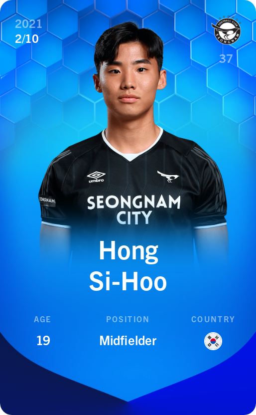 Sorare - Sorare Official - Hong Si-Hoo 2021-22 • Super Rare 2/10 - NFT # 39712093547853677707984758277039737499936984979931396731550535911201727051022