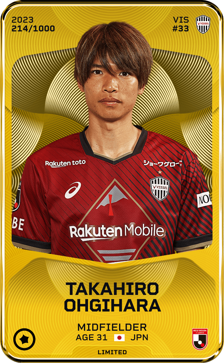Takahiro Ohgihara 2023-24 • Limited 214/1000