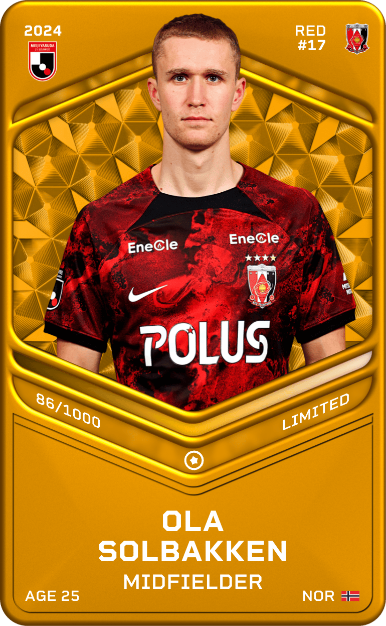 Ola Solbakken 2024-25 • Limited 86/1000
