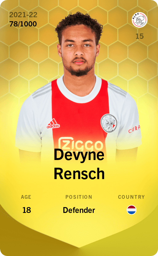 Devyne Rensch 2021-22 • Limited 78/1000