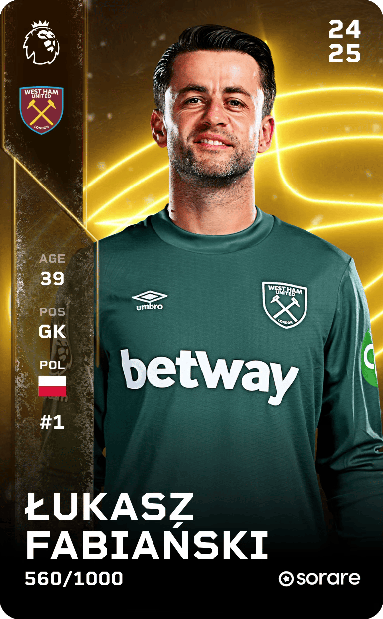 Łukasz Fabiański 2024-25 • Limited 560/1000