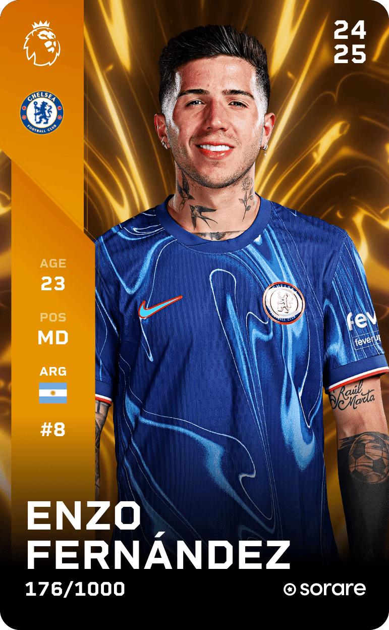 Enzo Fernández 2024-25 • Limited 176/1000