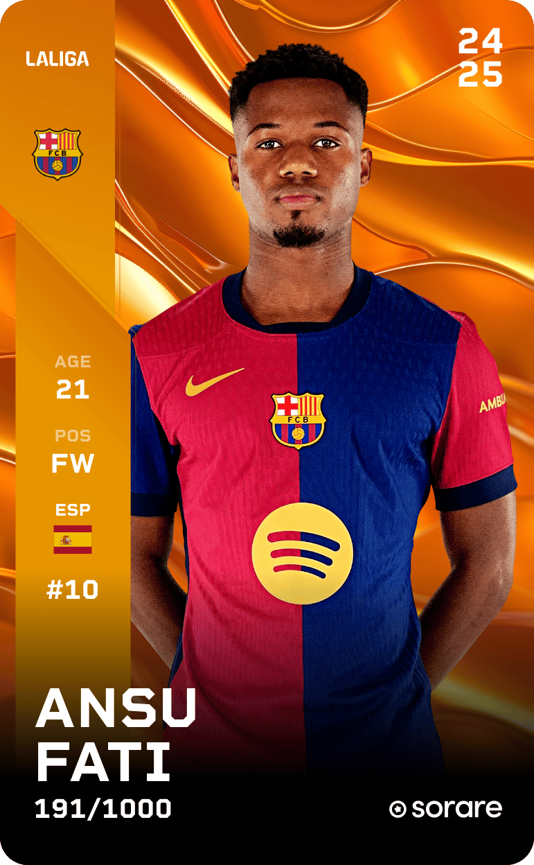 Ansu Fati 2024-25 • Limited 191/1000