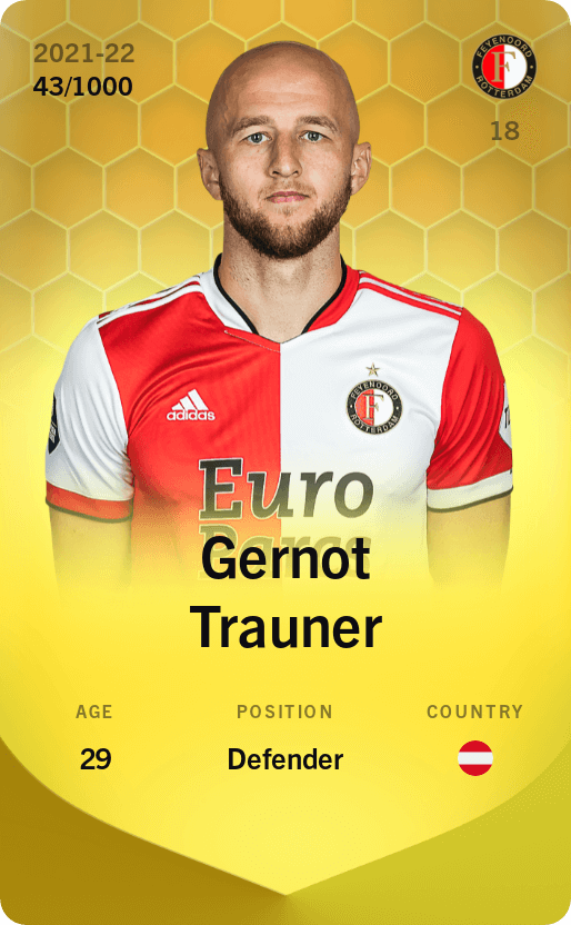 Gernot Trauner 2021-22 • Limited 43/1000