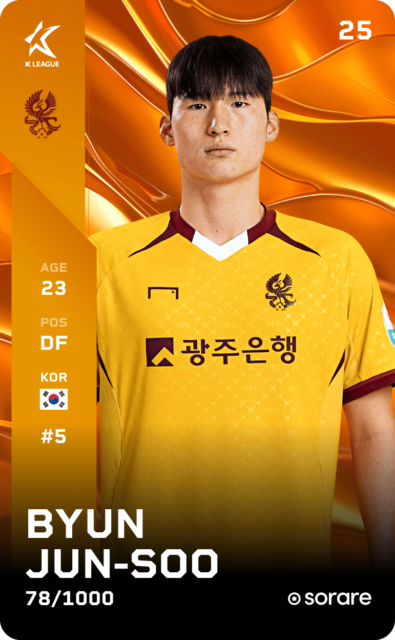 Byeon Jun-Soo 2025-26 • Limited 78/1000