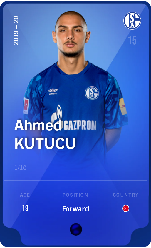 Sorare - Sorare Official - Ahmed Kutucu 2019-20 • Super Rare 1/10 - NFT # 684876594479437186188391417031654370575639559866831024968666661343823144924