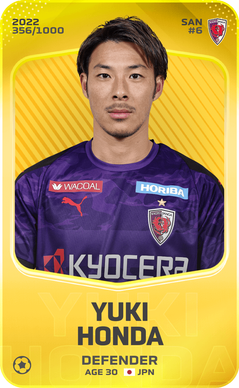 Yuki Honda 2022-23 • Limited 356/1000