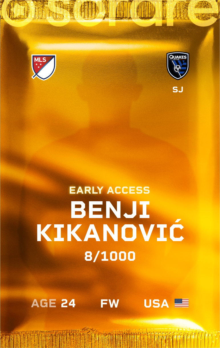 Benji Kikanović 2025-26 • Limited 8/1000