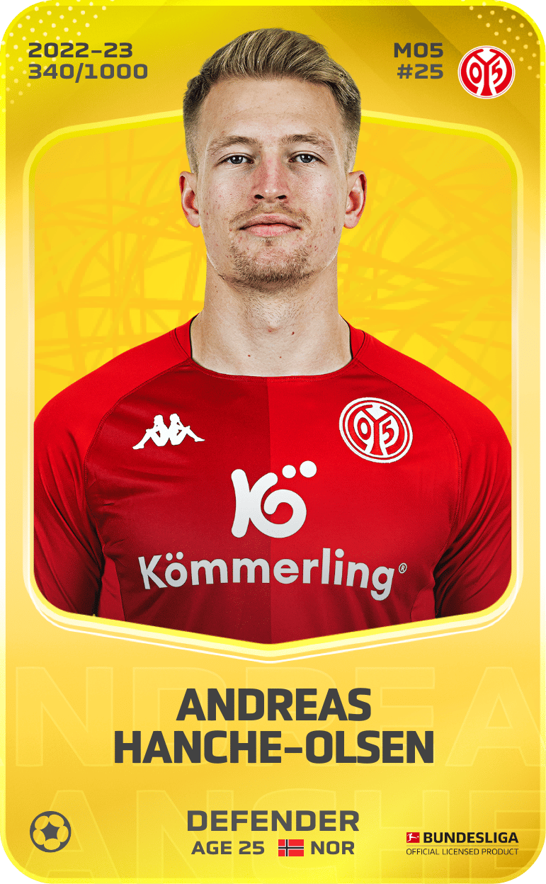 Andreas Hanche-Olsen 2022-23 • Limited 340/1000