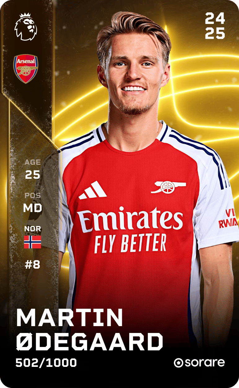 Martin Ødegaard 2024-25 • Limited 502/1000