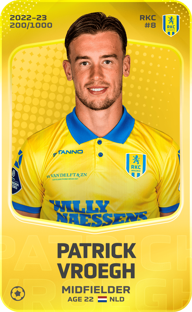 Patrick Vroegh 2022-23 • Limited 200/1000