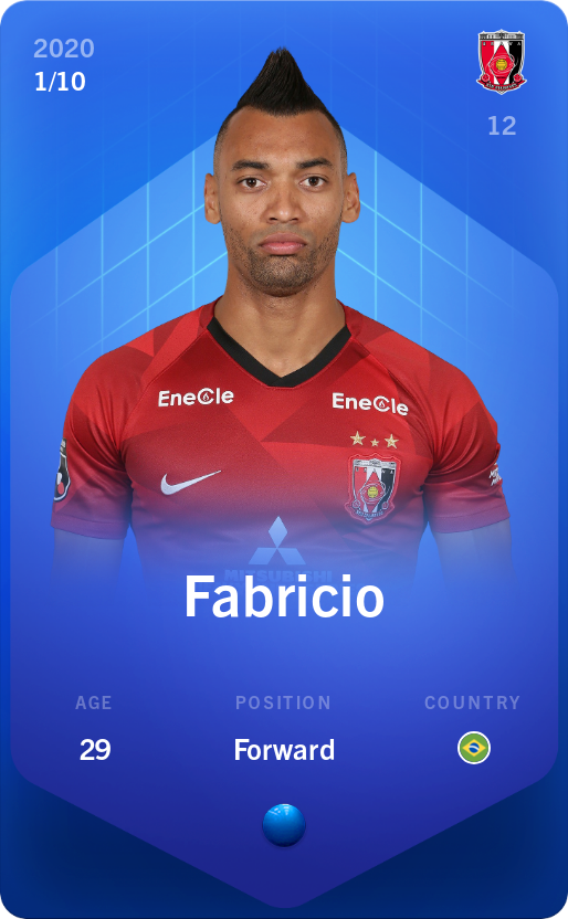 Sorare - Sorare Official - Fabricio 2020-21 • Super Rare 1/10 - NFT # 17631156557107971646911762812827519145504171674763655055480208234182826105549