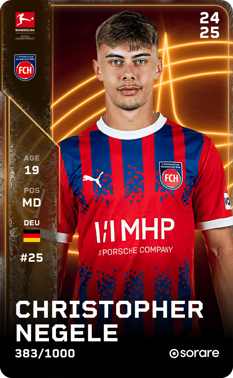 Christopher Negele 2024-25 • Limited 383/1000