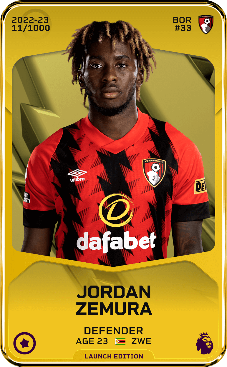 Jordan Zemura 2022-23 • Limited 11/1000
