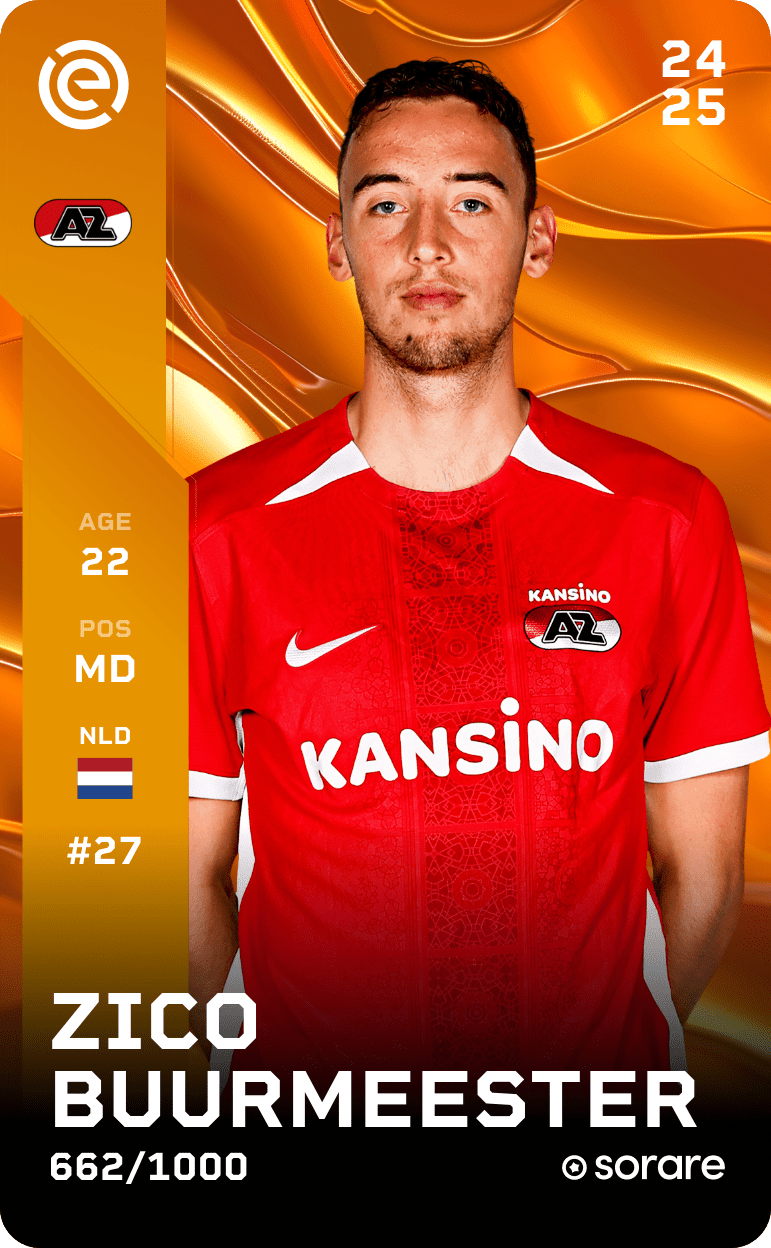 Zico Buurmeester 2024-25 • Limited 662/1000