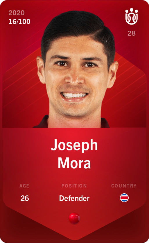 Sorare - Sorare Official - Joseph Mora 2020-21 • Rare 16/100 - NFT # 82313678426187214650673439717054887407119552320334091363401924768366805231765
