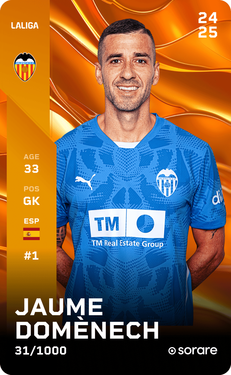 Jaume Doménech 2024-25 • Limited 31/1000