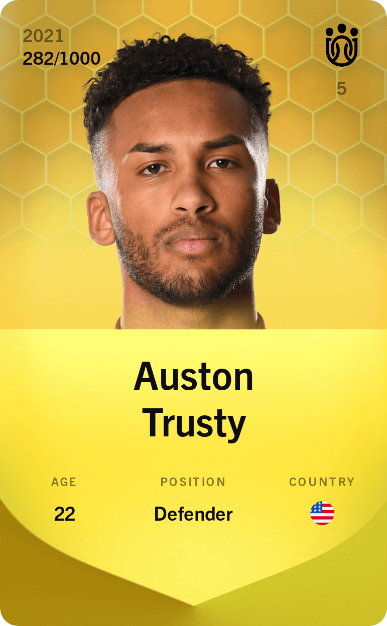 Auston Trusty 2021-22 • Limited 282/1000