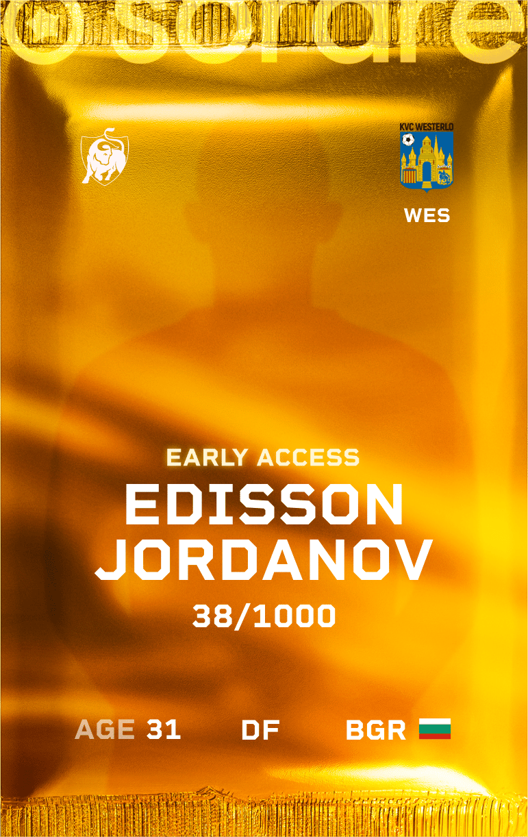 Edisson Jordanov 2024-25 • Limited 38/1000